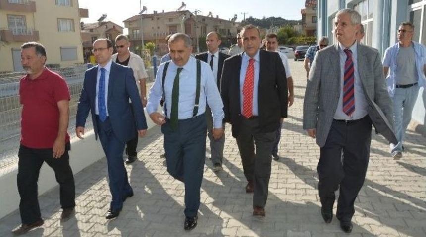 Vali &Ouml;mer Faruk Ko&ccedil;ak, S&ouml;ke&rsquo;deki Yatırımları Yerinde İnceledi