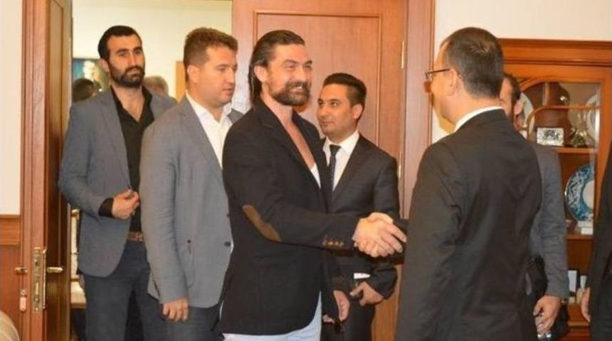 &lsquo;diriliş Ertuğrul&rsquo; Dizisi Oyuncularından Vali Toprak&rsquo;a Ziyaret