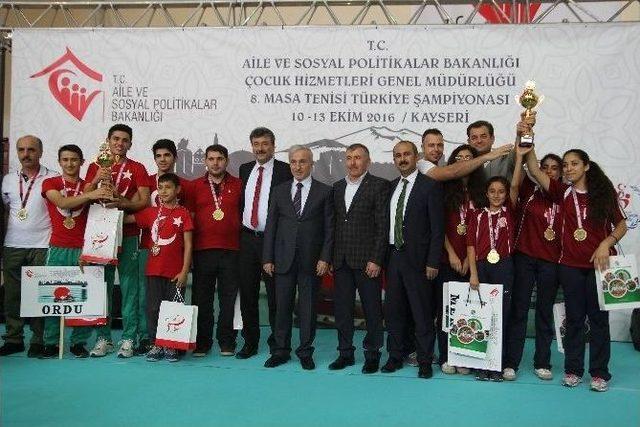 Çhgm 8. Masa Tenisi Türkiye Şampiyonası Sona Erdi