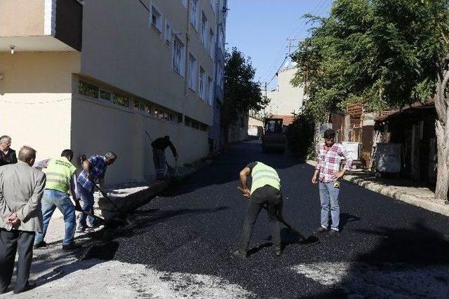 Kocahıdır Mahallesinde 9 Sokak Yenileniyor