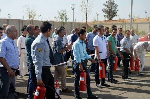 Harran Üniversitesinde Gerçeği Aratmayan Tatbikat