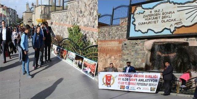 Erzurum&rsquo;da 15 Temmuz Van Sergisi 1