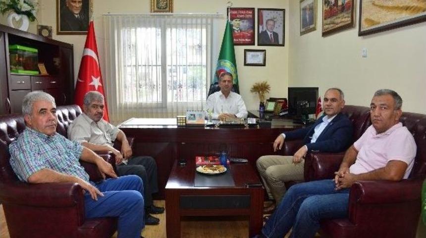 Ak Parti Teşkilatından Y&uuml;reğir Ziraat Odası&rsquo;na Ziyaret