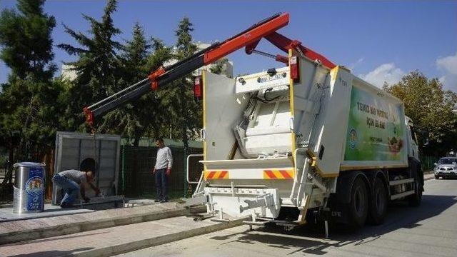 Mezitli&rsquo;de &Ccedil;&ouml;pler Yerin Altına İniyor 1