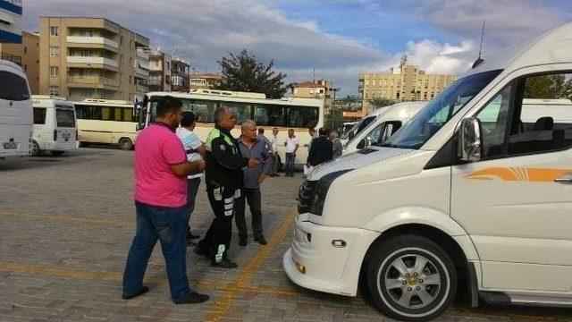 Aliağa’da Okul Servis Araçlarına Denetim