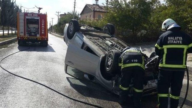 Malatya’da Kaza: 1 Yaralı