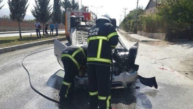 Malatya’da Kaza: 1 Yaralı