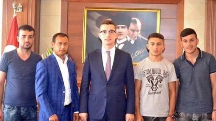 Demokrasi Gazisinden Kaymakam Kaptanoğlu&rsquo;na Ziyaret