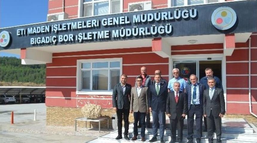 Chp&rsquo;li Vekil Bigadi&ccedil; Bor İşletmelerini Ziyaret Etti
