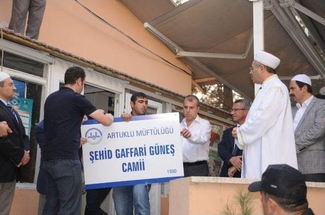 Emniyet Camisi &rsquo;şehid Gaffari G&uuml;neş&rsquo; Olarak Değiştirildi 1