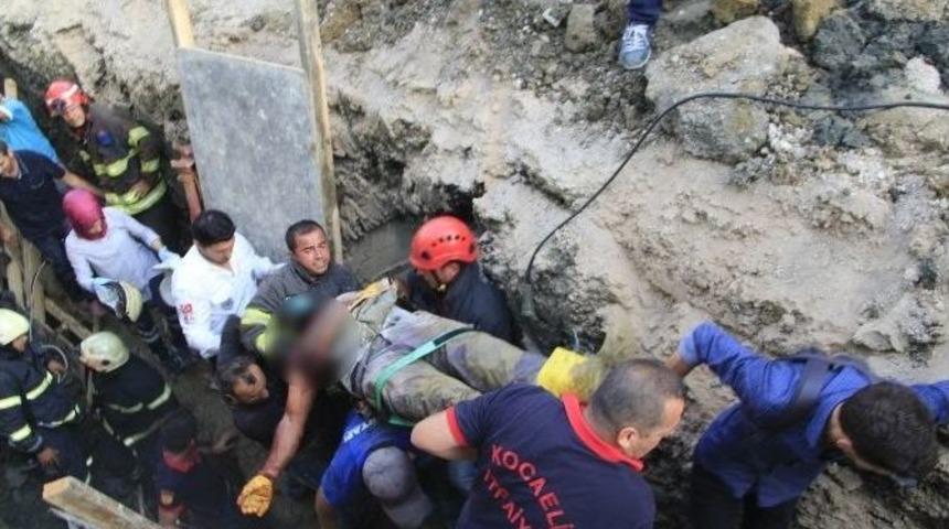 G&ouml;&ccedil;&uuml;k Altından &Ccedil;ıkarılan İş&ccedil;i Hayatını Kaybetti