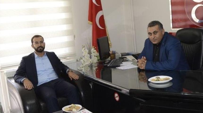 Ak Partiden Mhp İl Başkanlığına Ziyaret