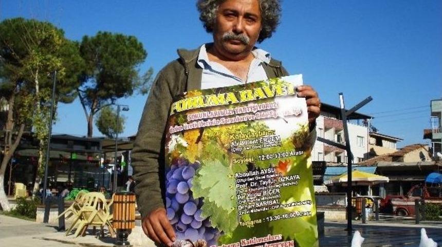 &Uuml;z&uuml;m-sen&rsquo;den &rsquo;&uuml;z&uuml;m &Uuml;reticilerinin Sorunları Ve Gıda Egemenliği&rsquo; Konulu Panel