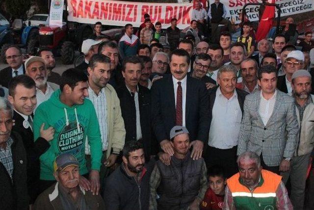 Bakan Çelik’e Traktörlü Teşekkür 1