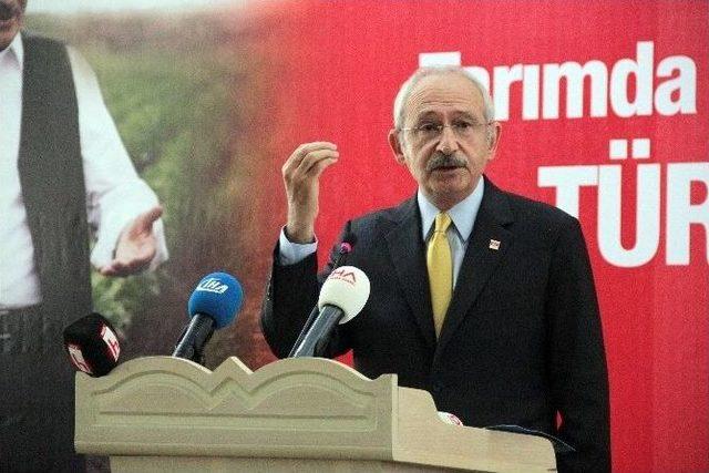 Kılıçdaroğlu, Üreticilere Chp’nin Tarım Politikalarını Anlattı