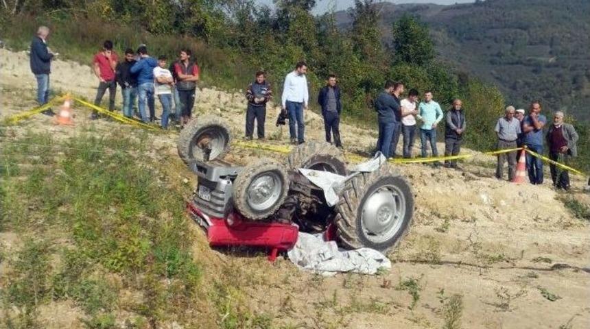 D&uuml;zce&rsquo;de Trakt&ouml;r Kazası: 1 &Ouml;l&uuml;