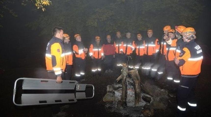 Yıldırım Arama Kurtarma&rsquo;dan Ormanda Gece Tatbikatı