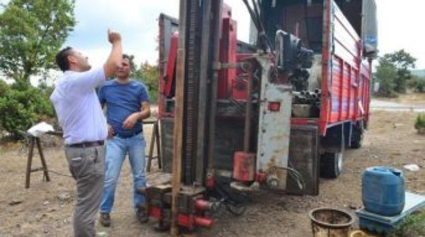 Taştepe K&ouml;y&uuml;nde Su Arama &Ccedil;alışmaları