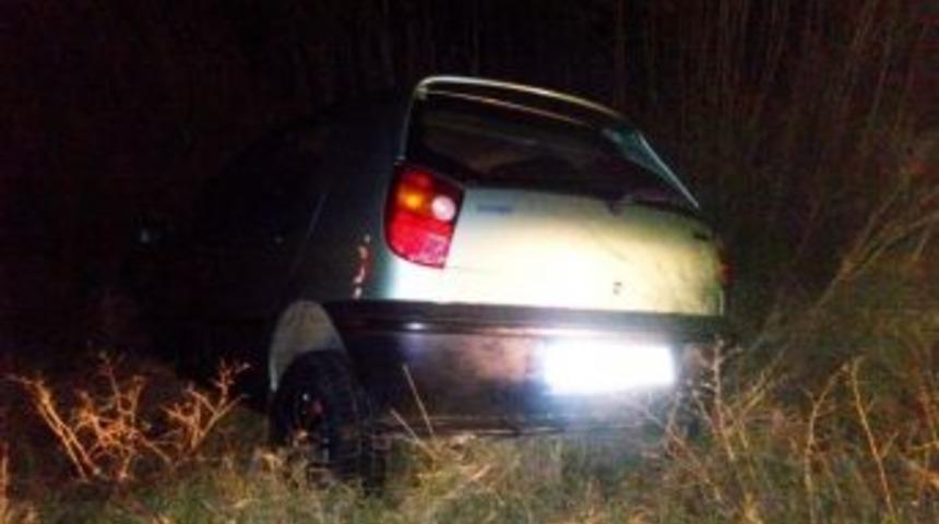 Otomobil Şarampole U&ccedil;tu: 1 Yaralı