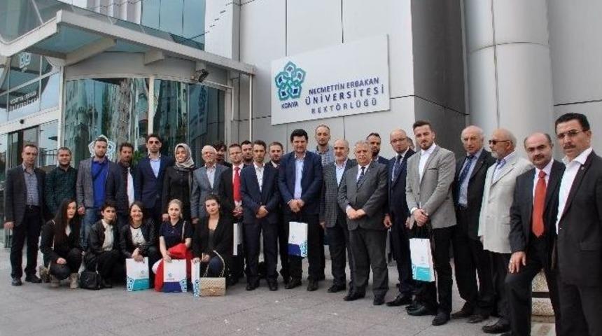 Kosovalı Heyetten Necmettin Erbakan &Uuml;niversitesine Ziyaret