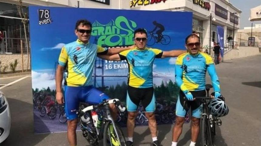 Osman Gazi K&ouml;pr&uuml;s&uuml;&rsquo;ndeki Granfondo Marmara&rsquo;nın Şampiyonu Tekirdağ&rsquo;dan