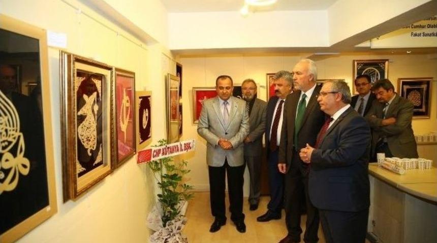 K&uuml;tahya&rsquo;da Naht Sanatı Sergisi