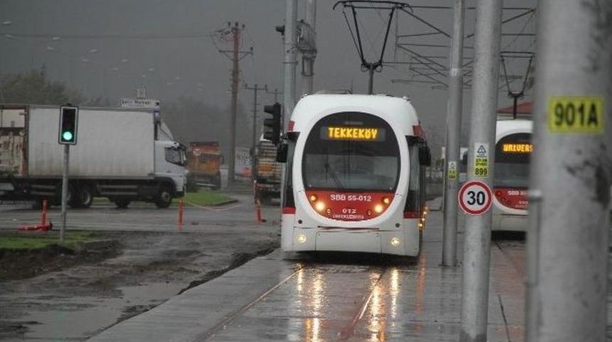 Raylı Sistemde Gar-tekkek&ouml;y Seferleri Başladı