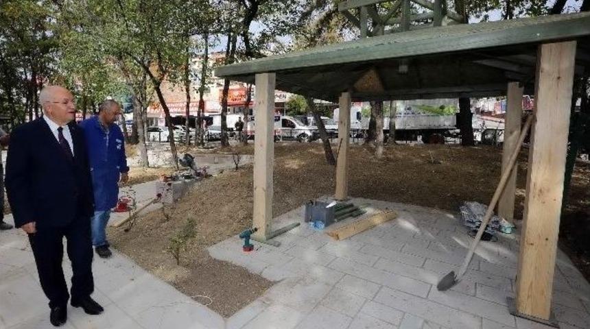 Başkan Yaşar Yeni İnşaatları Gezdi