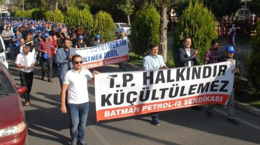 Tp İş&ccedil;ileri Yarım G&uuml;n İş Bıraktı
