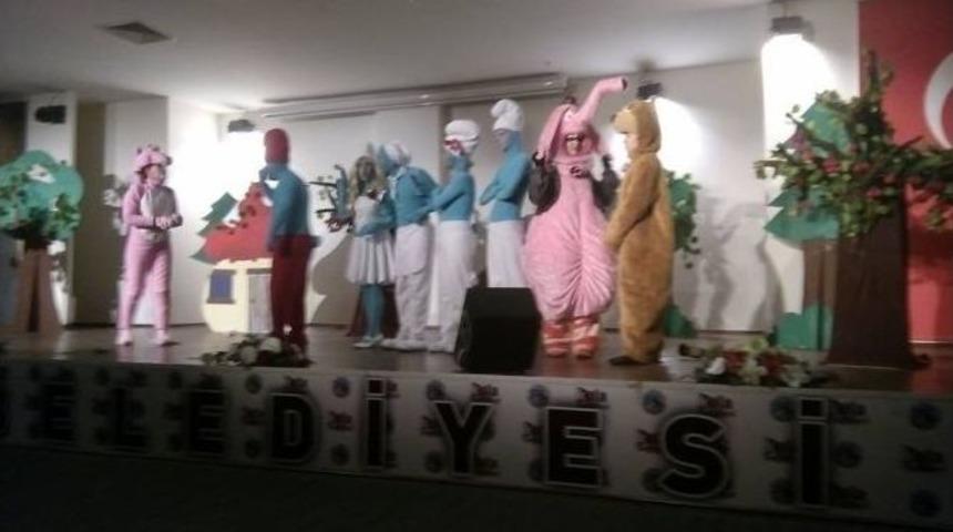 &lsquo;şirinler&rsquo; Kulalı Miniklerle Buluştu