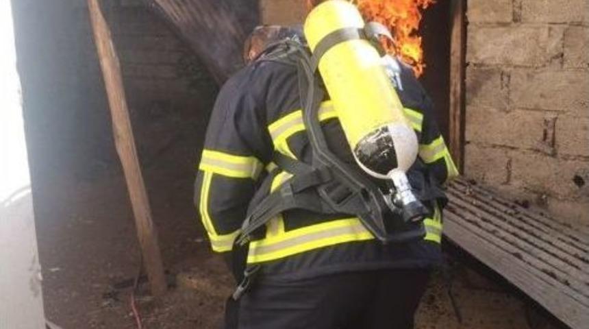 Odunluk Yangını Paniğe Neden Oldu