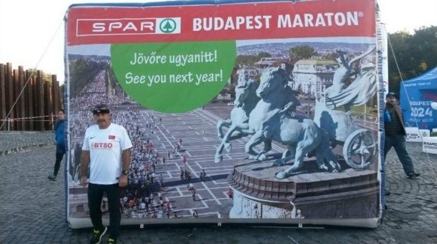 Bursalı İşadamı Budapeşte Maratonu&rsquo;nda Btso&rsquo;yu Temsil Etti