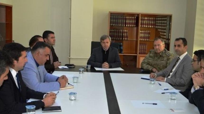 Bitlis&rsquo;te Kış Hazırlığı Toplantısı
