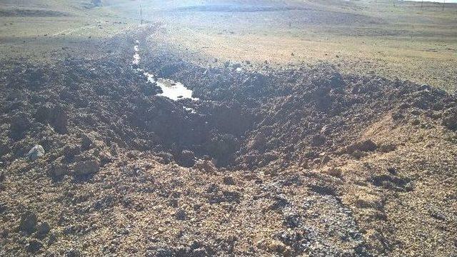 Erzurum’da Yola Tuzaklanmış Bomba İmha Edildi