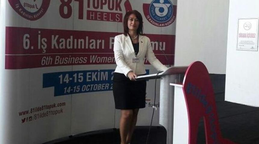 İş Kadını Nurcan &Ouml;z&ccedil;akır 6&rsquo;ncı İş Kadınları Platformunda Bilecik&rsquo;i Temsil Etti