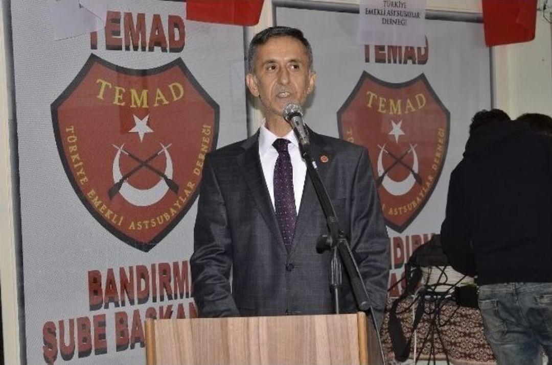 D&uuml;nya Astsubaylar G&uuml;n&uuml; Bandırma&rsquo;da Kutlandı