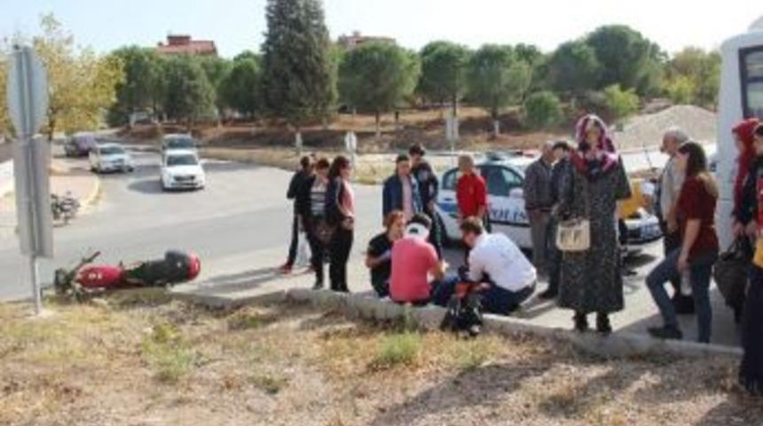 &Ccedil;an&rsquo;da Trafik Kazası; 1 Yaralı