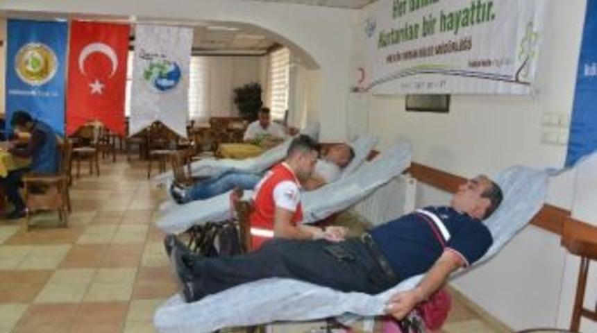 Mersin&rsquo;de Ormancılardan Kan Bağışı