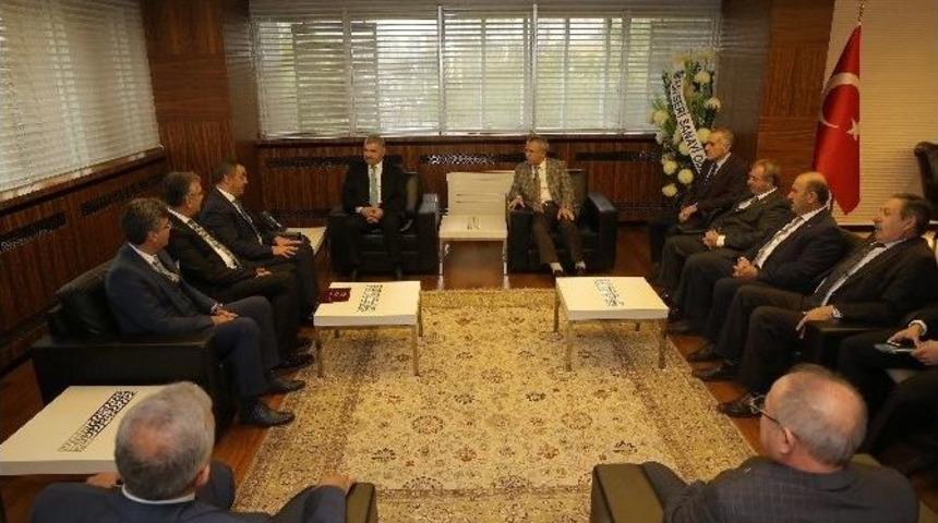 Kayso Yönetimi, Başkan Mustafa Çelik’i Ziyaret Etti
