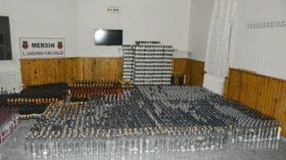 Jandarmadan Kaçak İçki Ve Sigara Operasyonu