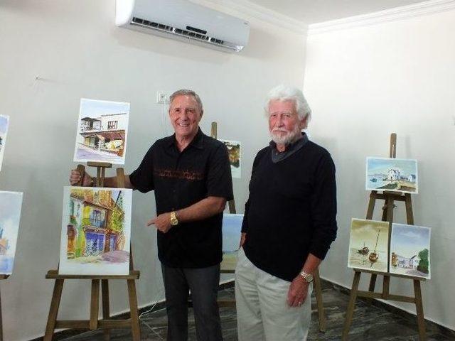 İngiliz Ressam Okul Yararına Sergi A&ccedil;tı 1