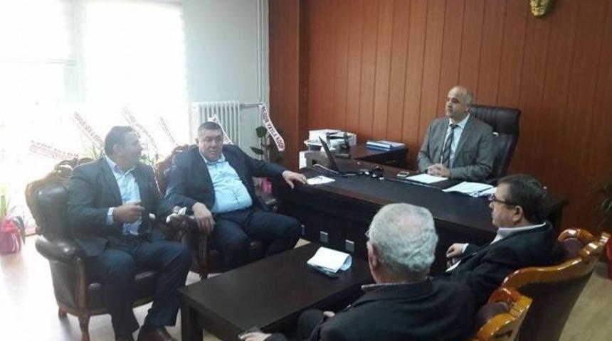 Alaplı Milli Eğitim M&uuml;d&uuml;r&uuml;&rsquo;ne Ziyaretler S&uuml;r&uuml;yor