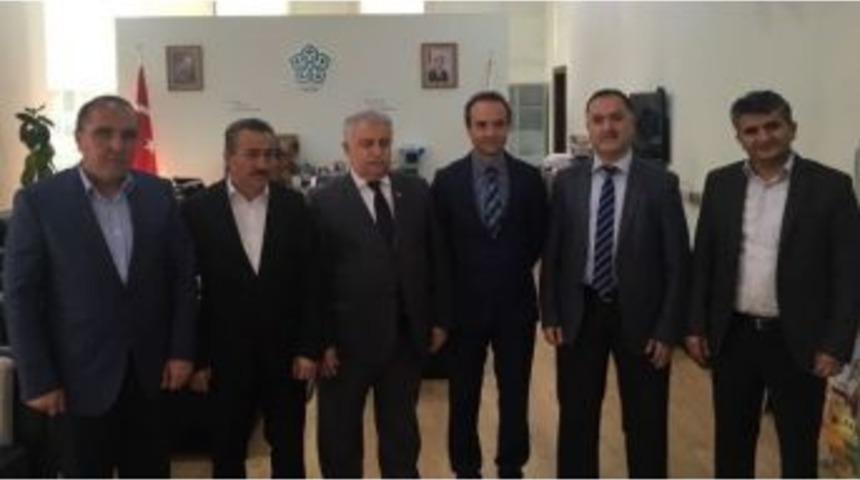 Seydişehir Heyetinden Rekt&ouml;r Şeker&rsquo;e Ziyaret