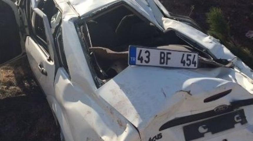 Otomobil Takla Attı: 1 Yaralı