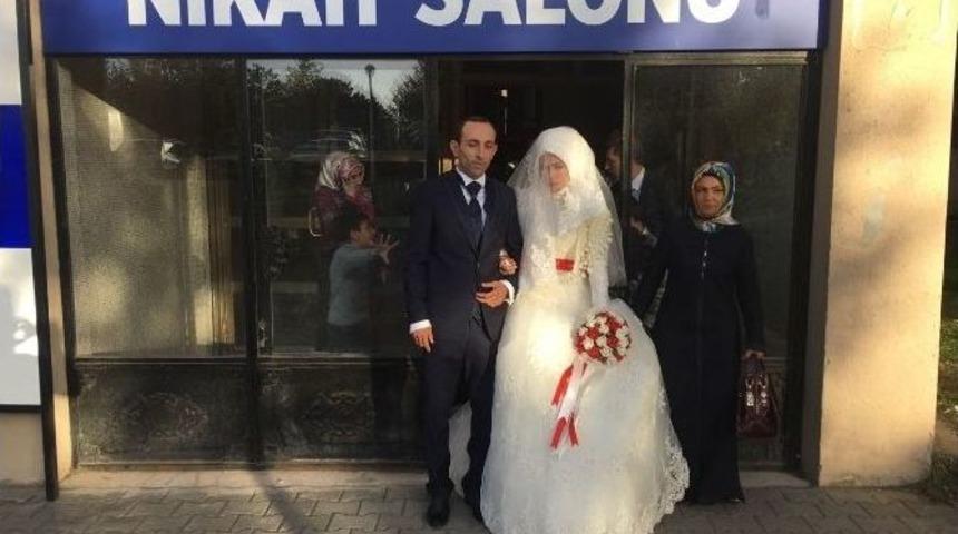 Kpss&rsquo;den &Ccedil;ıktı Nikahına Yetişti
