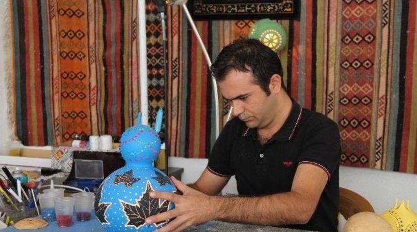 Su Kabağından Gece Lambası