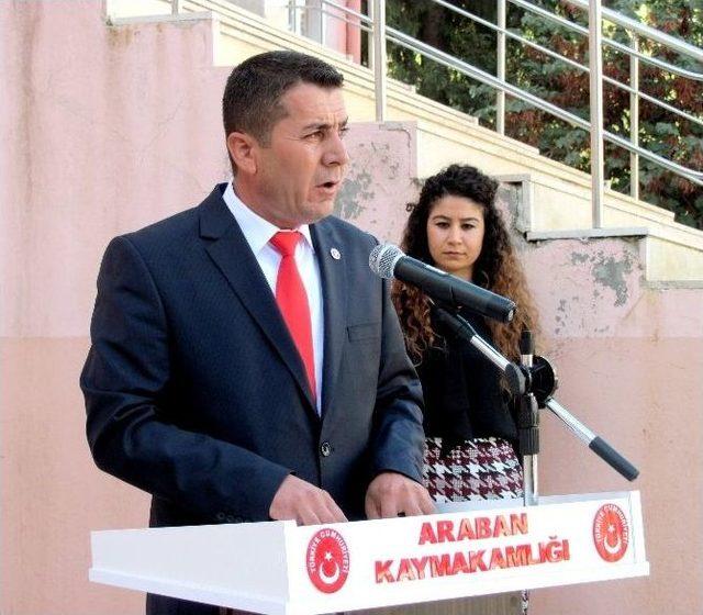 19 Ekim Muhtarlar Günü Araban’da Törenle Kutlandı