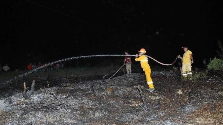 Manavgat&rsquo;ta Makilik Alanda Yangın