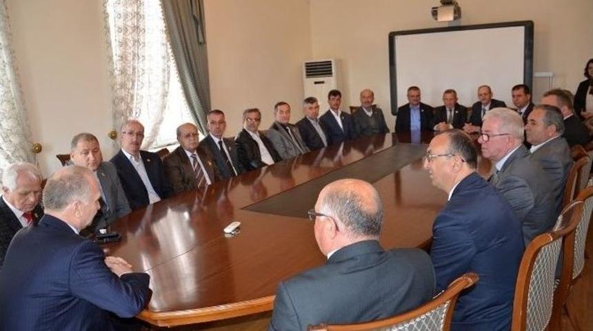 Muhtarlardan Vali Ceylan&rsquo;a Ziyaret