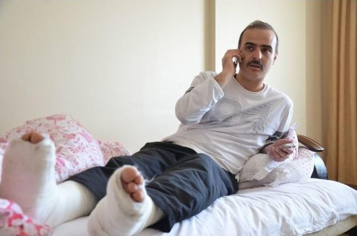 Alevlerin İ&ccedil;ine D&uuml;şen İtfaiye Eri Konuştu: